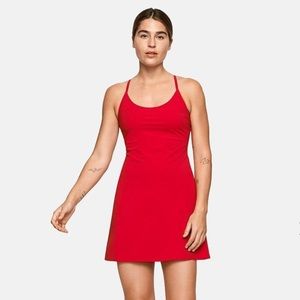 XS Red Outdoor Voices Exercise Dress